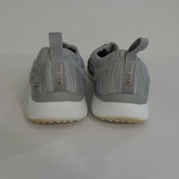 Skechers Women's Microburst 2.0 Best Ever Slip On Sneaker Grey US Size 8.5 - Picture 6 of 7